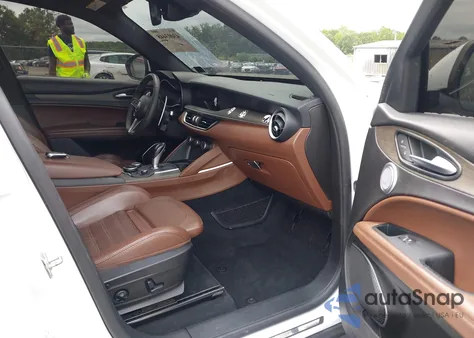 2018 Alfa Romeo Stelvio Ti Sport Awd from USA, damaged, VIN ZASFAKNN1J7B89944